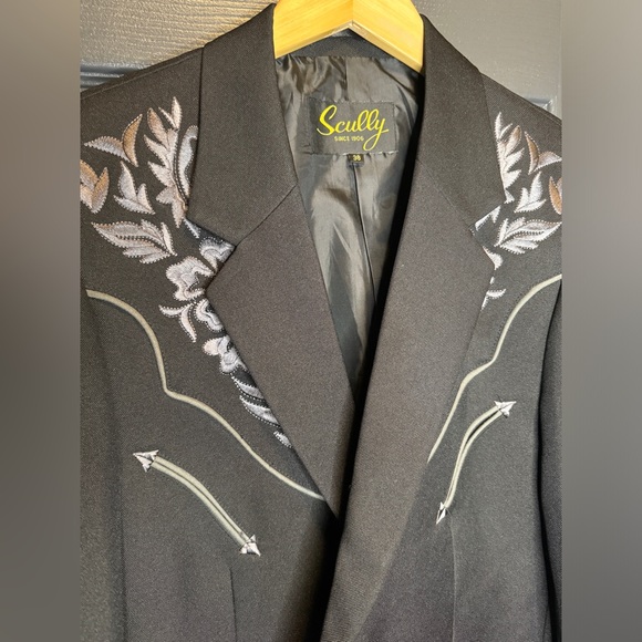 Scully men’s western style blazer size 38 - Picture 3 of 10
